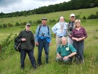 Guildford Environmental Forum walk, Ranmore, Surrey. Photo Rob Hewer.